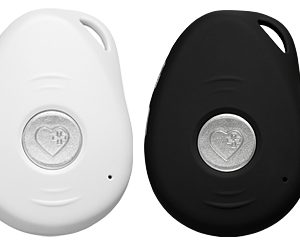 Lightweight, showerproof, personal medical alarm with GPS and 4GX support